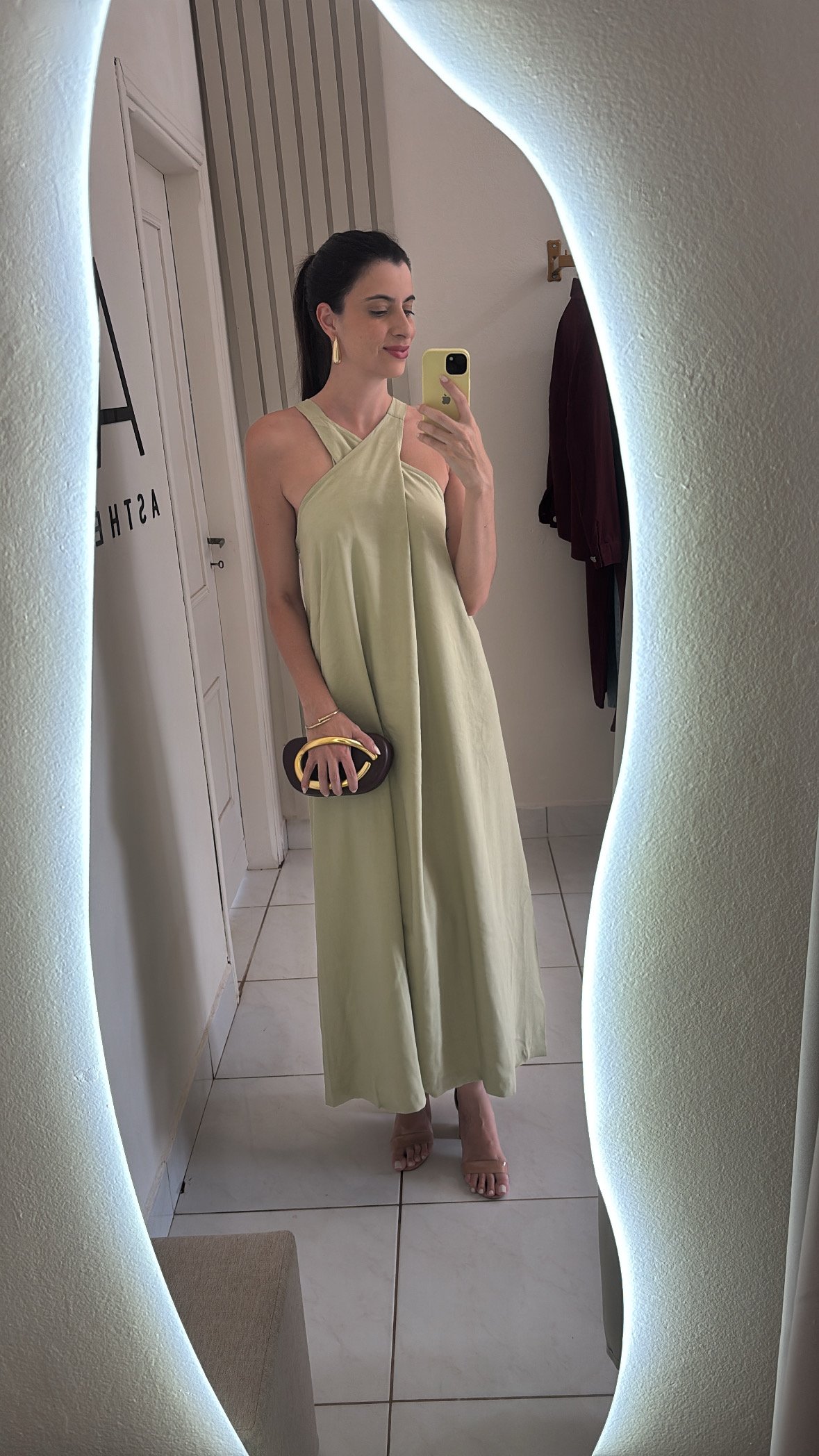 Vestido torção Gule