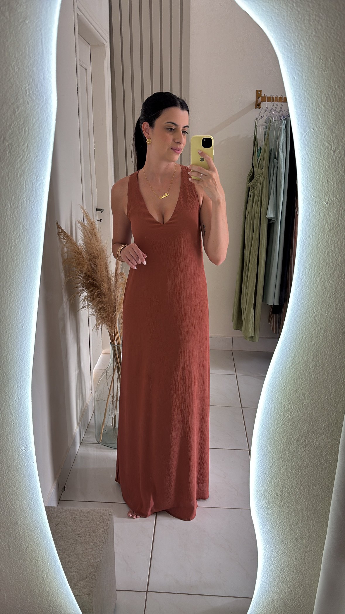 Vestido longo gule
