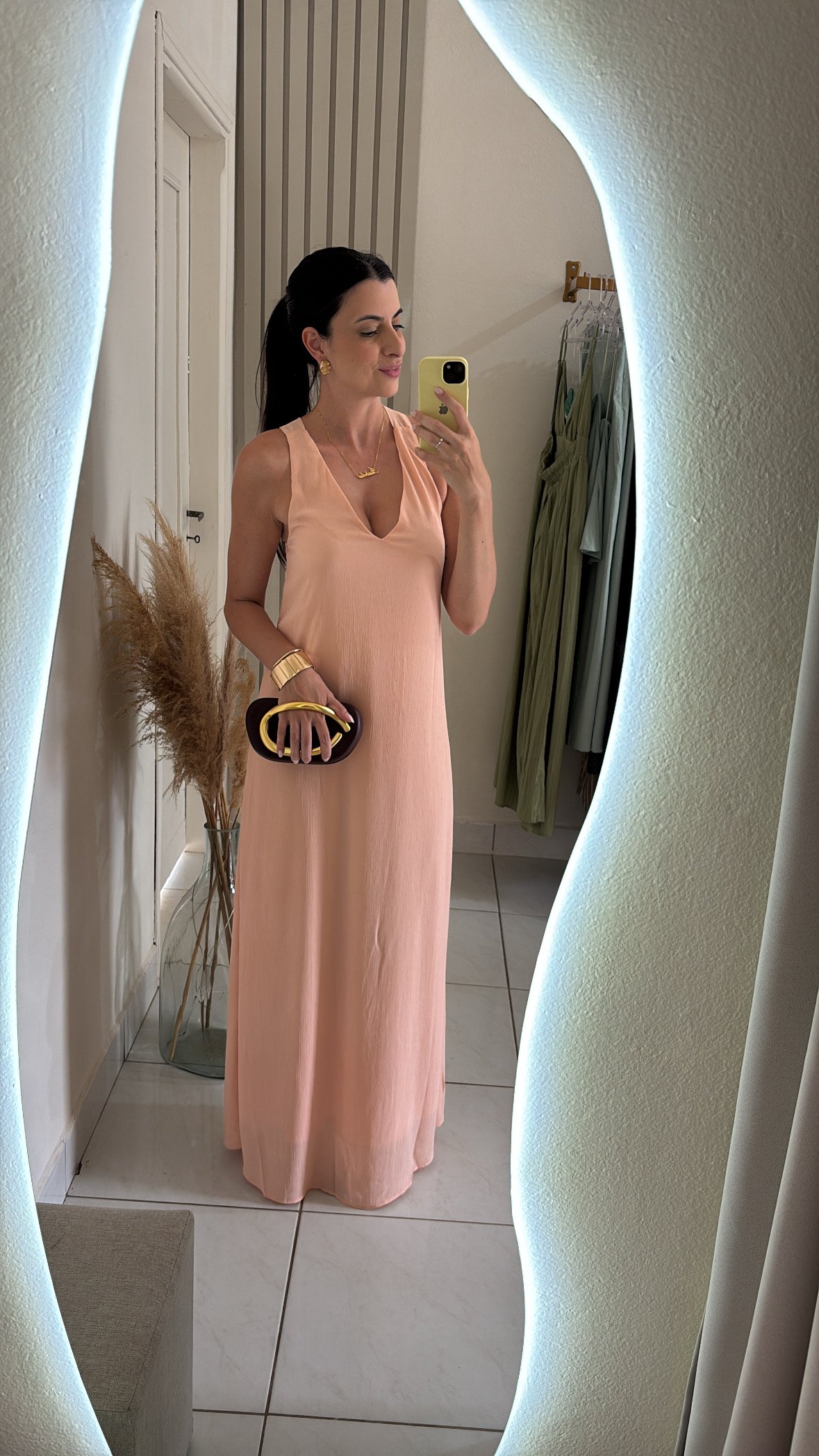 Vestido longo gule
