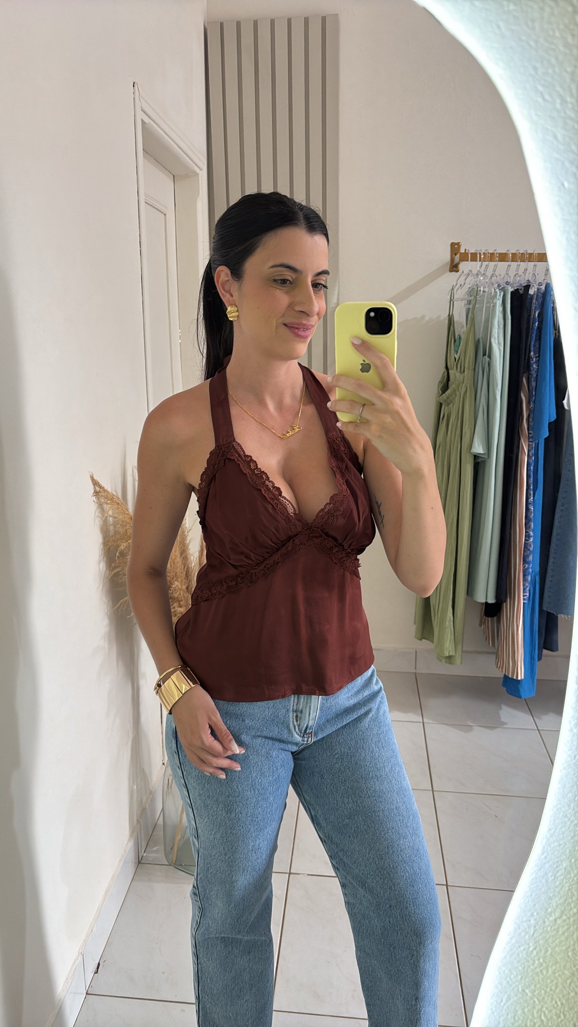 Blusa cetim