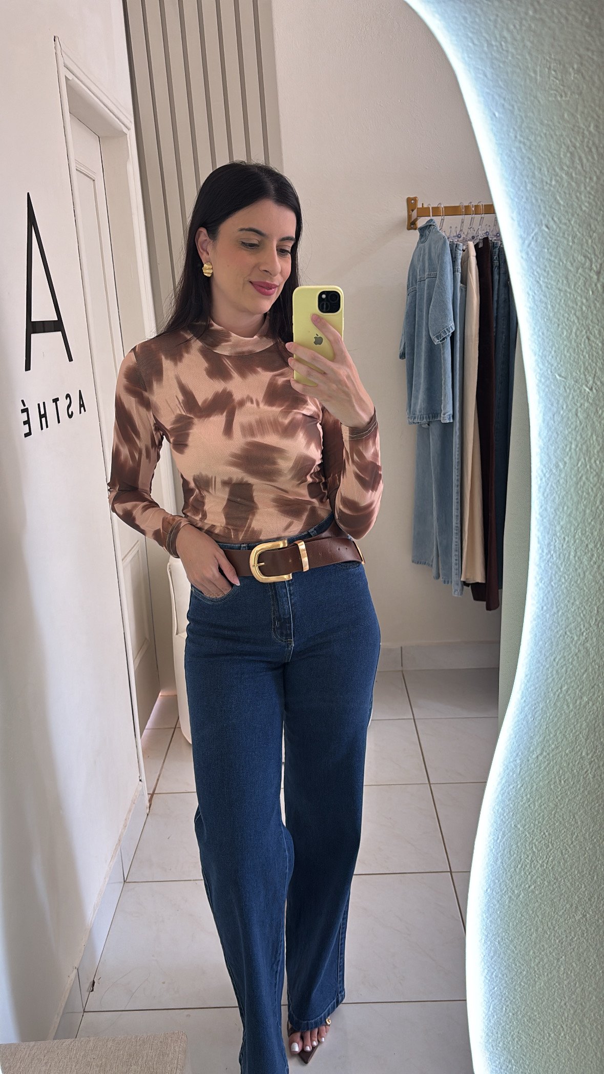 Tule estampado