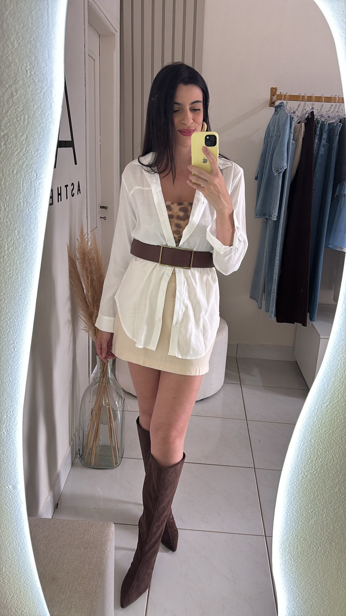 Camisa em viscose