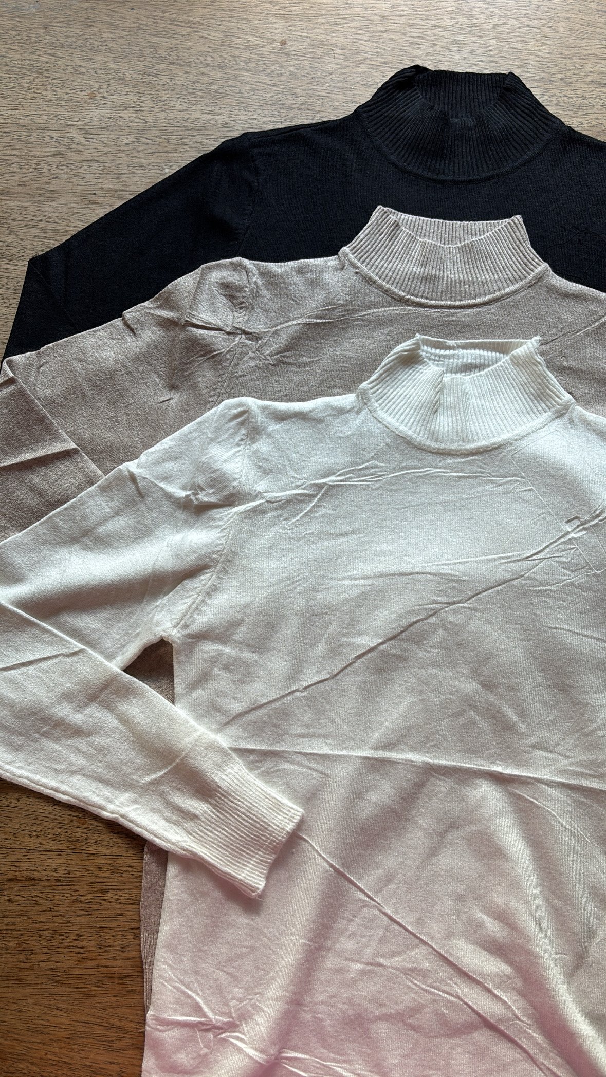Blusa tricô modal