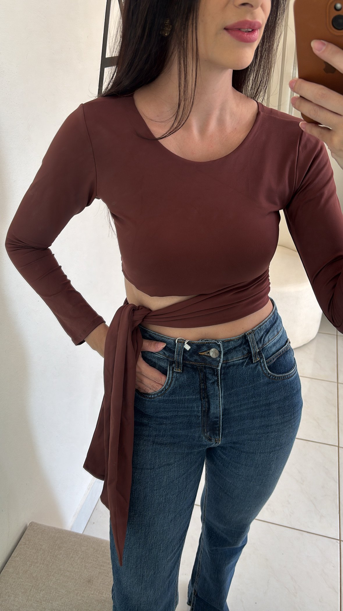 Blusa laço