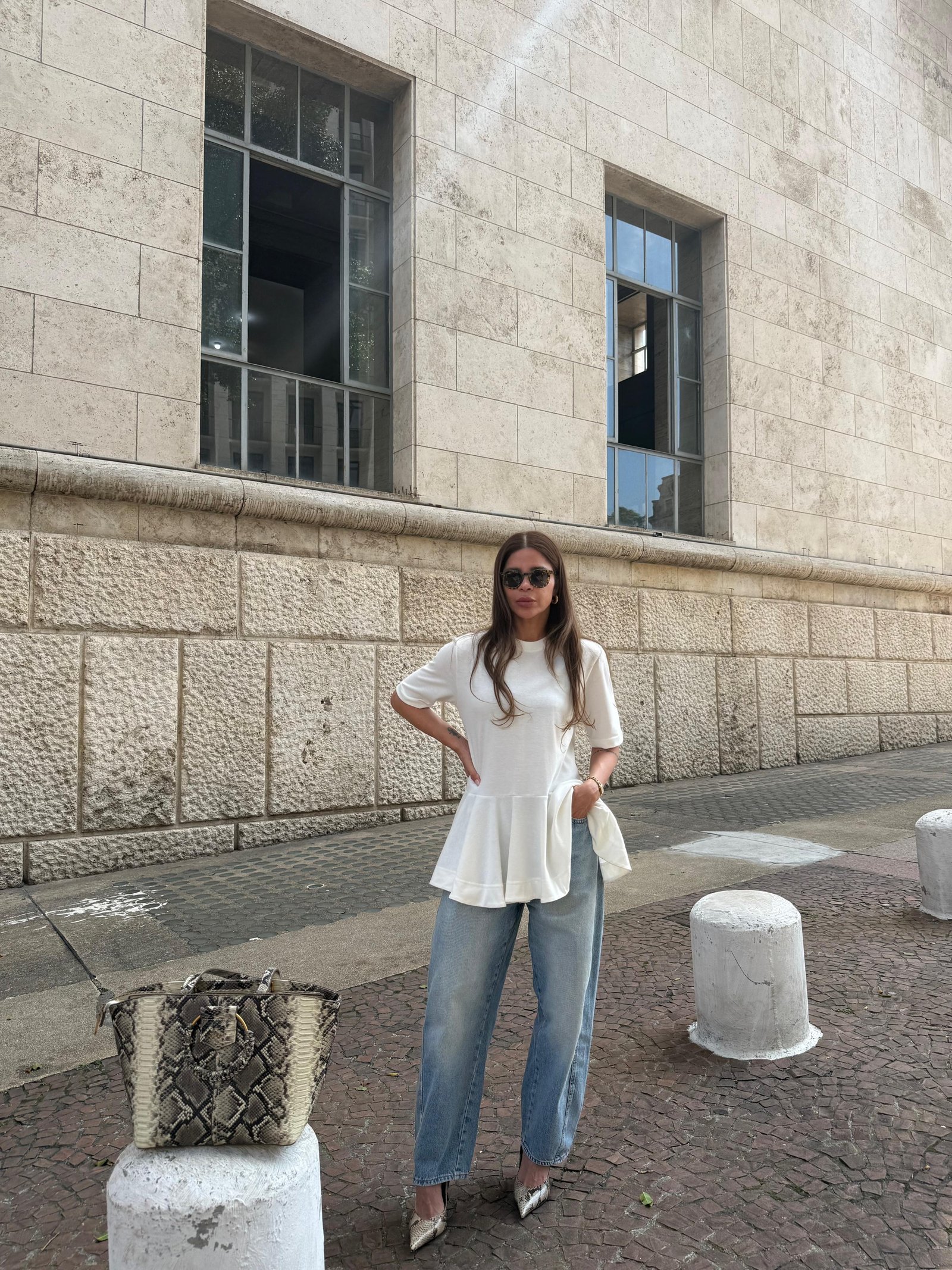 T-shirt peplum