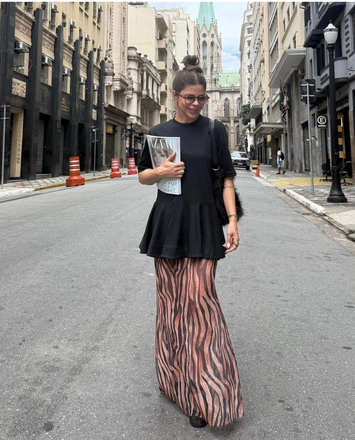 T-shirt peplum