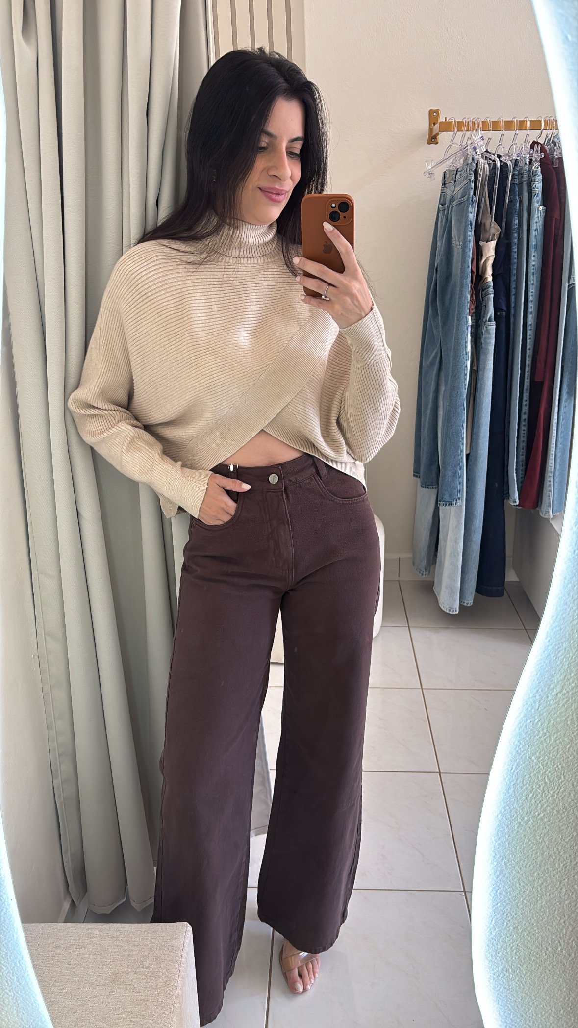 Jeans marrom lerrux