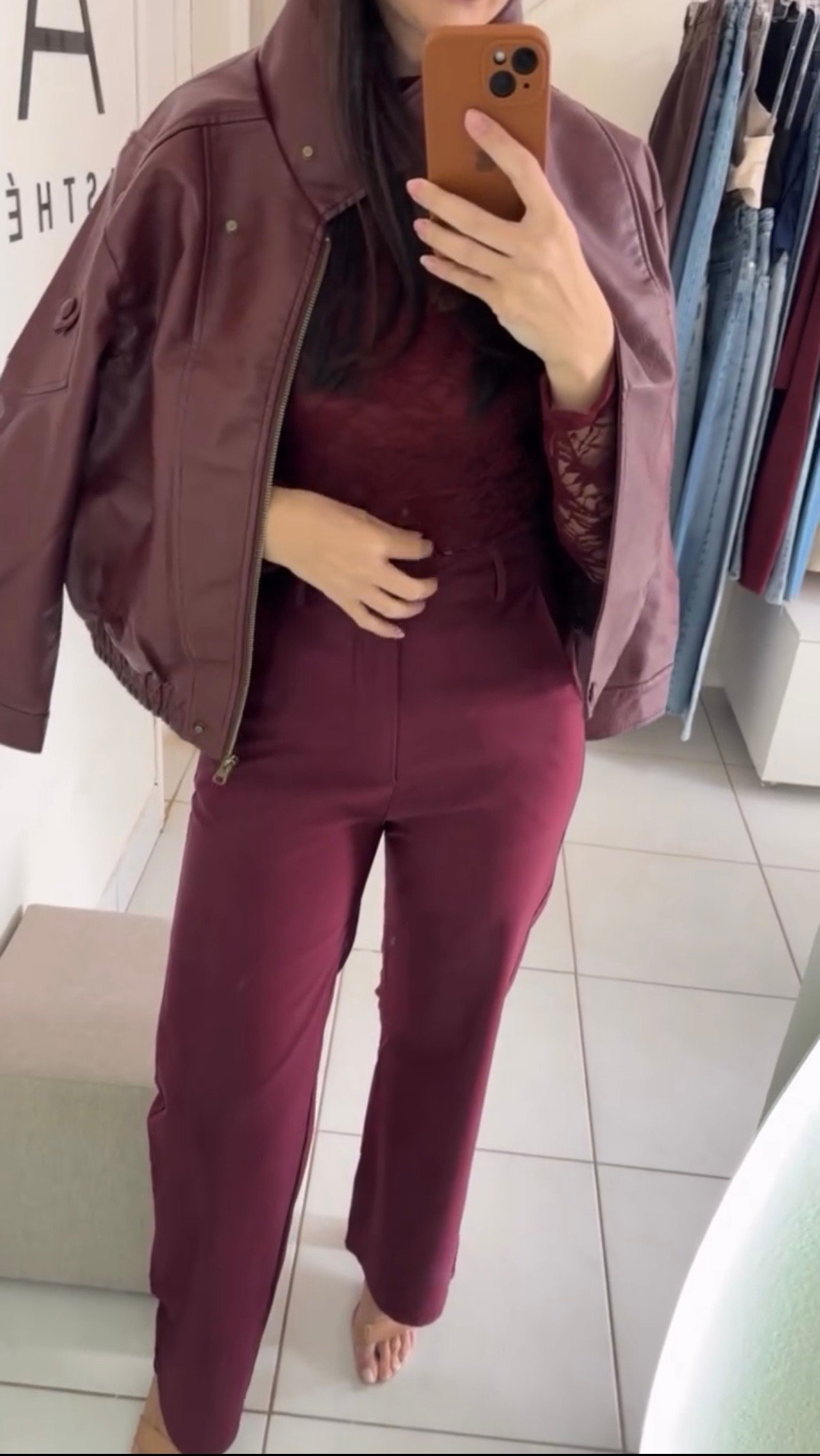 Calça com lenço