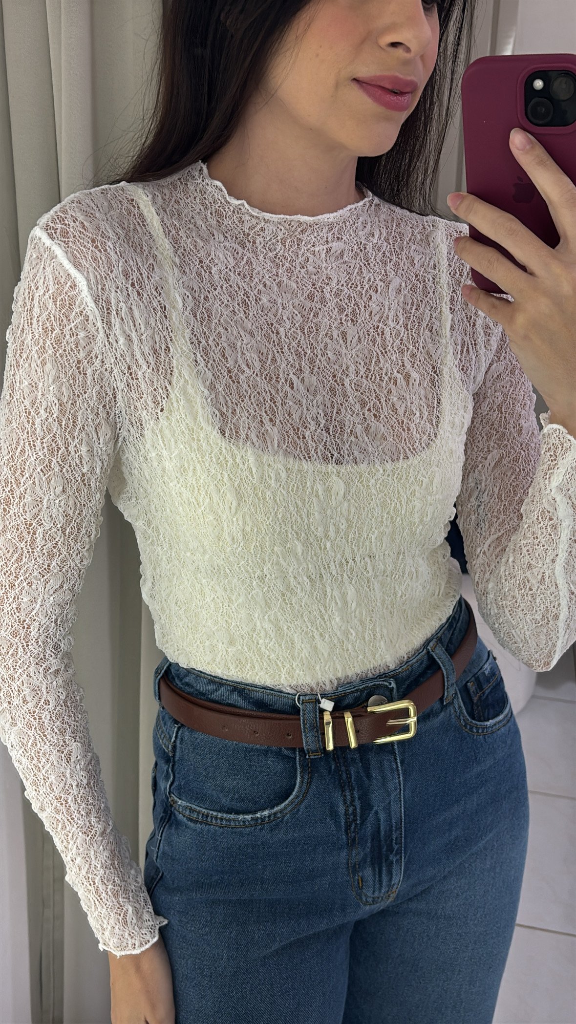 Blusa renda